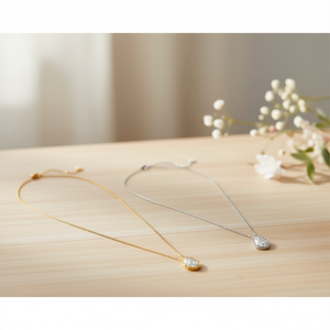 Collar con Colgante Angelina, Oro, Plata, Acero Inoxidable, Circonita Cúbica, Letra P, Minimalista, para Uso Diario, Regalo - Product Image 2