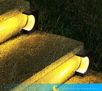 OVO-025 Lampe solaire LED moderne et élégante pour marches, étanche, pour extérieur, mur, cour, jardin, éclairage décoratif