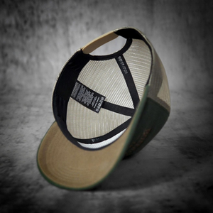 Casquette de camionneur verte en maille avec logo brodé sur le panneau avant, 6 panneaux, réglable, unisexe, décontractée, 100 % coton - Product Image 2