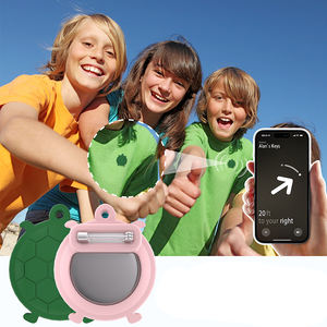 Vente en gros de coques de protection pour Airtag avec épingle de sécurité, support de suivi GPS en silicone coloré personnalisé pour Apple Air Tag - Product Image 1