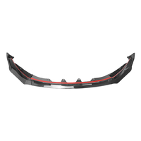 Bumper mobil serat karbon, bibir depan gaya V untuk BMW M3 4-pintu/M4 G82 G83 2 pintu 2021 + G80 G82 G83