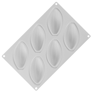 MUYULINS 6-cavity <b>silicone</b> cocoa pod-shaped mousse chocolate mold DIY baking <b>tool</b> - Product Image 4