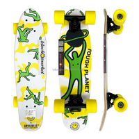 Patineta Completa Mini Cruiser de Madera de Arce Personalizada al por Mayor con Gráficos Personalizados para Adultos - Rodamientos ABEC-7 de 6.5 Pulgadas