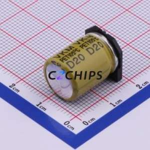 ตัวเก็บประจุอลูมิเนียมอิเล็กโทรลีติค SMD VKML1702H120MV D12.5xL17mm 12uF 20% 500V 270mA-100kHz - Product Image 2