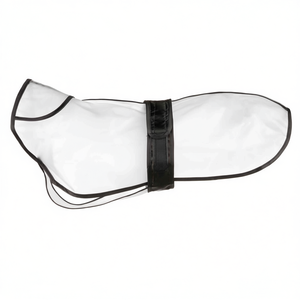 Imperméable pour animaux de compagnie Tarbes S 42 cm transparent avec bord noir pour chiens - Product Image 2