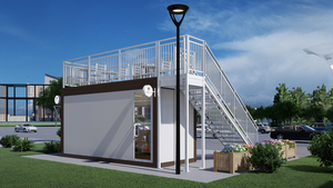 Cdph 20 chân phẳng gói di động có thể ở được kiosk cafe container di chuyển cafe container - Product Image 5