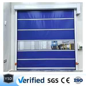 <span class=keywords><strong>Porte</strong></span> rapide en <span class=keywords><strong>PVC</strong></span> coupe-vent avec structure en acier galvanisé et cabine de protection automobile, design industriel pour le camping, marque YSD, garantie 1 an - Product Image 2
