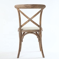 Chaises à dossier croisé en bois antique durables et confortables Chinese Toon Ksf25003