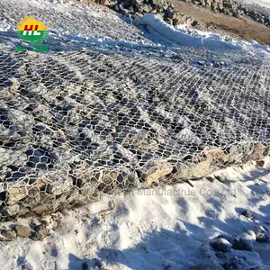 Mạ kẽm dây sắt gabion hàng rào vải địa kỹ thuật tường Giỏ hình lục giác lỗ bao gồm thiết kế thác nước cắt theo kích thước bao gồm - Product Image 2