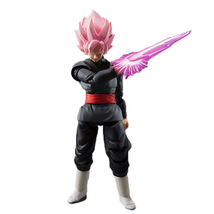 Figurine d'action SHF 6 pouces en PVC DBZ Super Saiyan God Zamasu <span class=keywords><strong>cheveux</strong></span> <span class=keywords><strong>rose</strong></span>, noir, rouge Super Saiyan <span class=keywords><strong>ROSE</strong></span> Son <span class=keywords><strong>Goku</strong></span> DBZ - Product Image 1