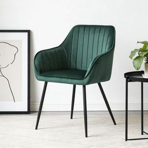 Chaise de salle à manger en tissu gris moderne à livraison rapide, vente chaude, prix bas, pour appartement, villa, maison, salle à manger - Product Image 4