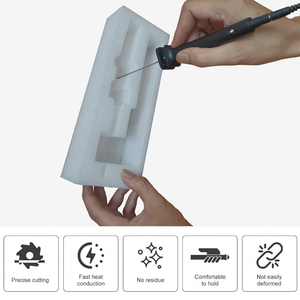 Coltello in polistirolo 110-230V30W <span class=keywords><strong>per</strong></span> <span class=keywords><strong>taglio</strong></span> a caldo elettrico filo di schiuma <span class=keywords><strong>penna</strong></span> <span class=keywords><strong>per</strong></span> <span class=keywords><strong>taglio</strong></span> di schiuma incisione di arte che fa la scultura in schiuma - Product Image 2