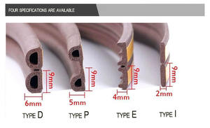 แถบซีลกันรั่วซึมรูปตัว D ขนาดเล็ก ผลิตจากยาง EPDM เป็นมิตรกับสิ่งแวดล้อม สำหรับประตูและหน้าต่าง พร้อมบริการตัดตามขนาด - Product Image 6
