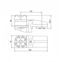 Outil d'angle pivotant 3R 90937.20 Macro Chuck pneumatique pour système WEDM, réglable sur 2 axes, 0,002 mm HE-R07033