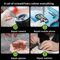 Juego de Destornilladores de Precisión 153 en 1, Kit de Herramientas de Reparación Magnéticas con Estuche de Almacenamiento para Teléfono, Tableta, PC, Portátil, Reloj, Gafas, Bricolaje