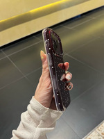 Coque de téléphone antichoc tendance à motif vague rétro et grande fenêtre pour iPhone 18 17 16 15 Pro Max