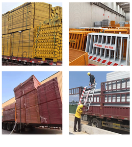 Red de seguridad de construcción de metal duradero para barricadas de tráfico, protección contra caídas de trabajadores y contención de desechos de andamios - Product Image 4