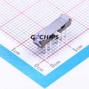 SSSS212400 Slide Switch Through hole Component (THT) Switch Single Pole Four Throw Rectangle Pin Header PC Pin 5.5mm - Product Image 1