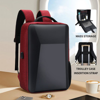 Sac à dos unisexe Eastshine en EVA rigide, imperméable, avec fermeture éclair, en polyester, tendance, cool, grande capacité, décontracté, pour ordinateur portable de jeu 15,6 pouces