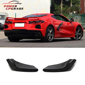 Répartiteur de pare-chocs arrière C8 en Fiber de carbone, shunt arrière pour <span class=keywords><strong>Chevrolet</strong></span> <span class=keywords><strong>Corvette</strong></span> C8 2 portes sega Top Coupe - Product Image 1
