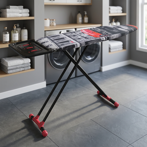 Planche à repasser pliable portable de haute qualité, mini, moderne, réglable, en acier durable et tissu, pour usage domestique, fonctionnelle, de style européen, pour vêtements - Product Image 2