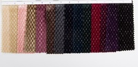 Tissu en velours polyester, élasthanne et lurex avec texture en grille d'ananas pour robes, costumes et vêtements de mode