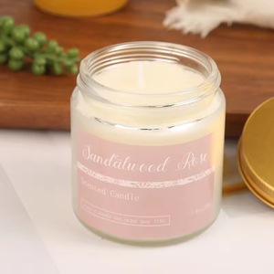 Coffret Cadeau Bougie Parfumée Artisanale Explosive en Cire de Soja dans un Pot en Verre pour la Fête des Mères - Parfum DESSERT, 60 Heures de Combustion, Classique - Product Image 2