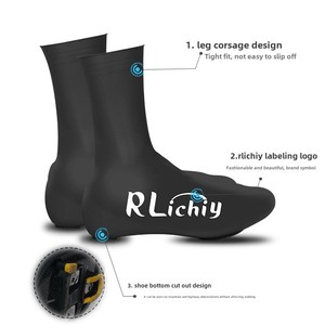 Couvre-chaussures de <span class=keywords><strong>vélo</strong></span> imperméable, réutilisable, pliable, antidérapant, couvre-chaussures de <span class=keywords><strong>vélo</strong></span> pour hommes et femmes - Product Image 2