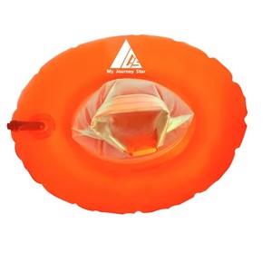 Lovely Bright Yellow Pink Orange PVC Inflable Natación Boya Agua caliente Beber Comida Open Tow Float Boyas Buceo Luces Producto - Product Image 3