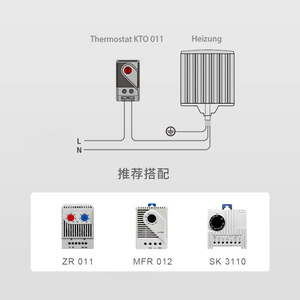 NOXT Northcote HG040 Industrial Cabinet <b>Small</b> PTC Semiconductor <b>Heater</b>-15W-150W Direct Wiring Simple Operation High - Product Image 5