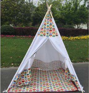 <span class=keywords><strong>Tienda</strong></span> de dormir <span class=keywords><strong>Tipi</strong></span> de lona de algodón para niños de alta calidad - Product Image 5
