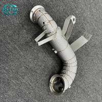 Sistema de Escape de Tubos Rectos Valvetronic de Acero Inoxidable Rytan para Mercedes Benz W177 C118 AMG A45S CLA45 2.0T