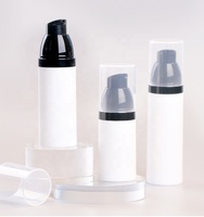 Bouteille pompe cosmétique sans air, bouteille sérum pour lotion, pp, cosmétique, 15ml, 30ml, 50ml