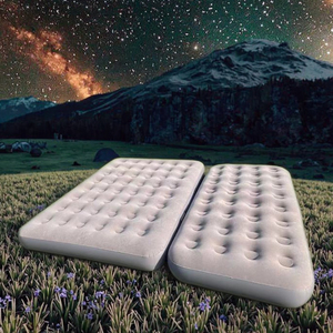 سرير هوائي كهربائي قابل للطي ومحمول بتصميم عصري لغرفة المعيشة، مصنوع من البي في سي - Product Image 1