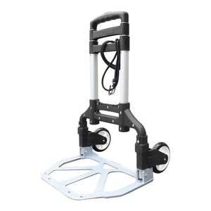 Tianyu hợp kim 75kg tải gấp cao su Trọng lượng nhẹ tay giỏ hàng CuộN container OEM chấp nhận nhiều màu PVC mua sắm Xe đẩy 100 bộ - Product Image 3