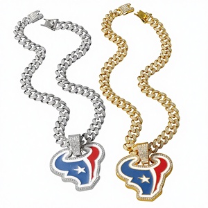 Colliers <span class=keywords><strong>de</strong></span> championnat avec pendentifs des 32 équipes, <span class=keywords><strong>bijoux</strong></span> sportifs <span class=keywords><strong>en</strong></span> alliage tendance, <span class=keywords><strong>vente</strong></span> <span class=keywords><strong>en</strong></span> <span class=keywords><strong>gros</strong></span> d'usine, des San Francisco 49ers et des Seattle Seahawks - Product Image 3