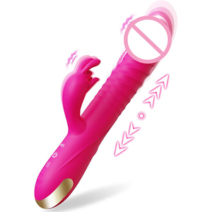 Silicone Clitoral Stimulator Adult Toys G Spot Rabbit <b>Vibrator</b> with 3 <b>Thrust</b> and 10 Vibrate Modes, Sex Toy for Solo and Couple - Product Image 1