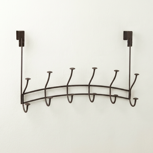 Metal Wall <b>Hooks</b> with Brown Finished Perfect For Home Decoration Bathrooms Kitchens and Entryways Stylish Home Organization - Product Image 1