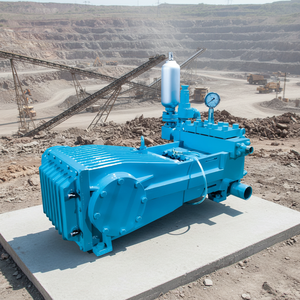 BW-500/13 Bergbau-Schlammpumpe - Hochleistungs- und Hochdruck-Triplex-Schlammpumpe mit Motor und Getriebe für Erzverarbeitung und Bohrungen - Product Image 2