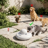 Distributeur automatique intelligent pour animaux de compagnie avec reconnaissance faciale IA, application Wi-Fi, anti-insectes, OEM/ODM