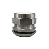 En stock – Presse-étoupe industrielle étanche M88 (62-70mm) IP68 en laiton nickelé haute tension pour câble métallique