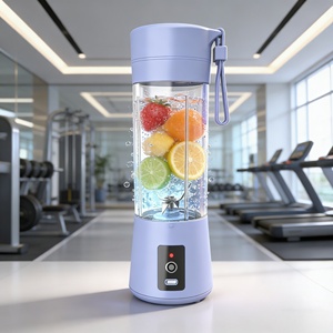 Mixeur portable USB multifonction 400 ml à faible bruit et étanche, 6 lames robustes, 1 vitesse, mode turbo, sans BPA, pour voiture - Product Image 6