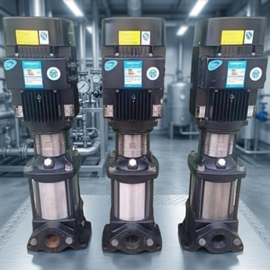 ปั๊มหลายระดับ Crn32 4 a F I V Hqqv 1 แรงม้า ไฟฟ้าเฟสเดียว ข้อต่อหน้าแปลน 1 นิ้ว ทางออกน้ำ OEM - Product Image 3