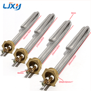 Ljxh ท่อความร้อนเครื่องยนต์ไอน้ำซาวน่า DN25 110V/220V/380V สแตนเลสเครื่องทำความร้อน<span class=keywords><strong>ไฟฟ้า</strong></span>พร้อมน็อต1KW 2KW 4KW 3KW - Product Image 3