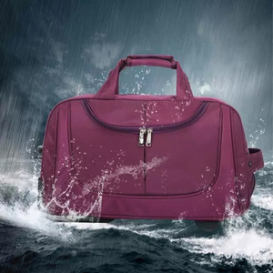 Juzzedo Korean Version <strong>Purple</strong> and for Oxford 20" Spinner Pull Rod Portable Large-capacity Travel <strong>Suitcase</strong> - Product Image 2