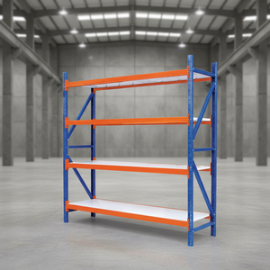 Étagères de stockage d'entrepôt robustes et réglables, rayonnages industriels en acier, étagères de stockage pour entrepôts - Product Image 1