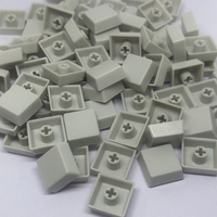 Custom Transparent Double Layer Keycap Set with Paper Inserts Laser Engraving Screen Printing for Mechanical Keyboards