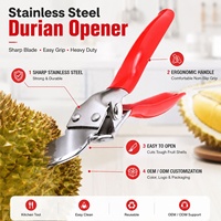 Ouvre-durian, outil pour casser la coque, lames en acier inoxydable, pince manuelle pour ouvrir les fruits, ustensiles de cuisine pour la maison