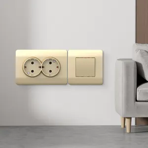 CHINT Home universal EU standard Safety 16A Wall socket Electrical Switch Power outlet Sockets