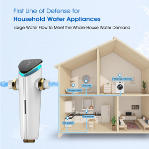 Pré-filtre manuel pour toute la maison en acier inoxydable 316, charbon actif, 6000 GPD, <span class=keywords><strong>purificateur</strong></span> d'eau central, lavage à contre-courant, eau du robinet domestique - Product Image 4